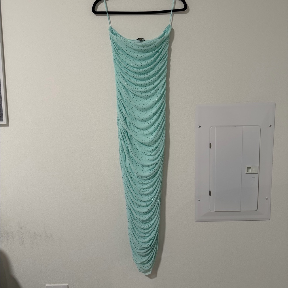 AFRM strapless rhinestone dress size medium.